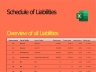 Schedule Of Liabilities Bank Charts Overview Of All Liabilities