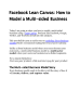 How to Model a Multi-sided Business (Facebook Lean Canvas) - Page 1