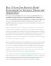 The Business Model Environment Tool - Page 1