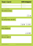 The Testing Card - Page 1