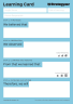 The Learning Card - Page 1