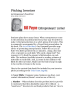Pitching Investors: An Entrepreneurs Powerpoint - Page 1