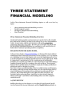 Three Statement Financial Modeling - Page 1
