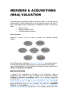 Mergers & Acquisitions Valuation - Page 1
