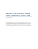 Alignment: How to get your people, strategy and culture on the same page. - Page 2