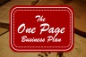 The One Page Business Plan