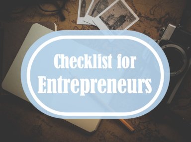 Checklist for Entrepreneurs