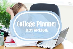 College Cash Planner Excel Workbook Template