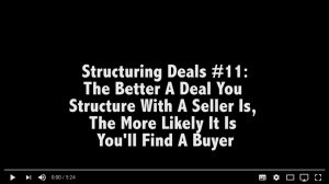 How To Structure A Deal With A Seller To Make Finding A Buyer A Breeze