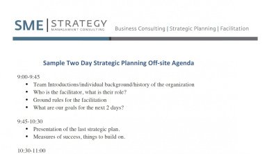 Sample 2-Day Agenda Template