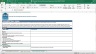Strategic Planning and Performance Measurement Excel Template