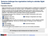 Digital Transformation: Challenges in Change & Organization