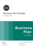 Business Plan Example - Page 1