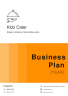 Catering Business Plan Example - Page 1