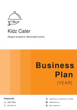 Catering Business Plan Example