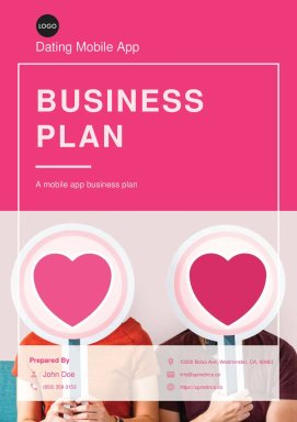 Dating App Business Plan Example