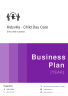 Daycare Business Plan Example - Page 1