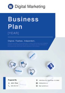 Digital Marketing Agency Business Plan Example