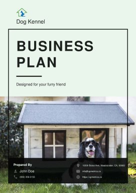 Dog Kennel Business Plan Example