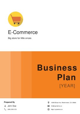 eCommerce Business Plan Example