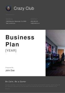 ESports Business Plan Example