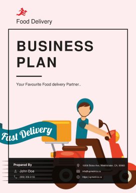 Food Delivery Business Plan Example