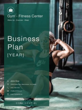 Gym Business Plan Example
