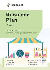 Handicraft Business Plan Example