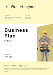 Handyman Business Plan Example
