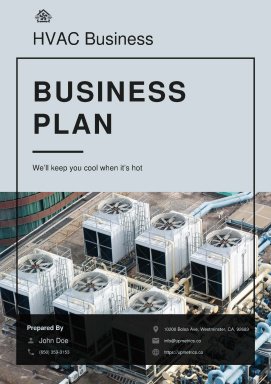 HVAC business plan example