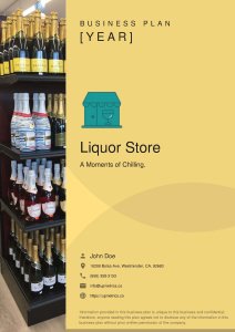 Liquor Store Business Plan Example