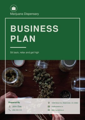 Marijuana Business Plan Example