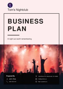 Nightclub Business Plan Example
