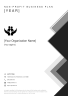 Nonprofit Business Plan Template - Page 1