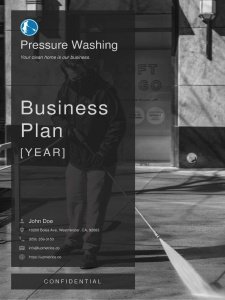 Pressure Washing Business Plan Example