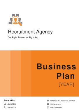 Recruitment Agency Business Plan Example