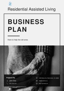 Residential Assisted Living Business Plan Example