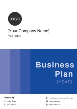 Sample Business Plan Template