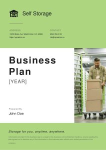 Self Storage Business Plan Example