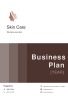 Skin Care Business Plan Example - Page 1