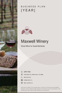 Winery Business Plan
