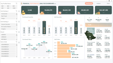 Financial Performance Analytics Dashboard