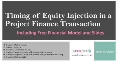Timing of Equity Injection (Slides and Example Financial Model)