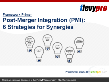 Post-Merger Integration (PMI): 6 Strategies for Synergies