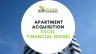 Real Estate Apartment Acquisition Excel Financial Model