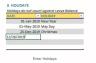 Employee Leave Manager Excel Template