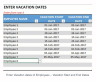 Team Vacation Planner Excel Template