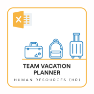 Team Vacation Planner Excel Template - Eloquens
