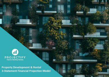 Property Development & Rental Financial Projection 3 Statement Model