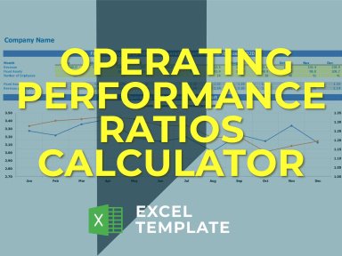 Operating Performance Ratios Excel Template Calculator